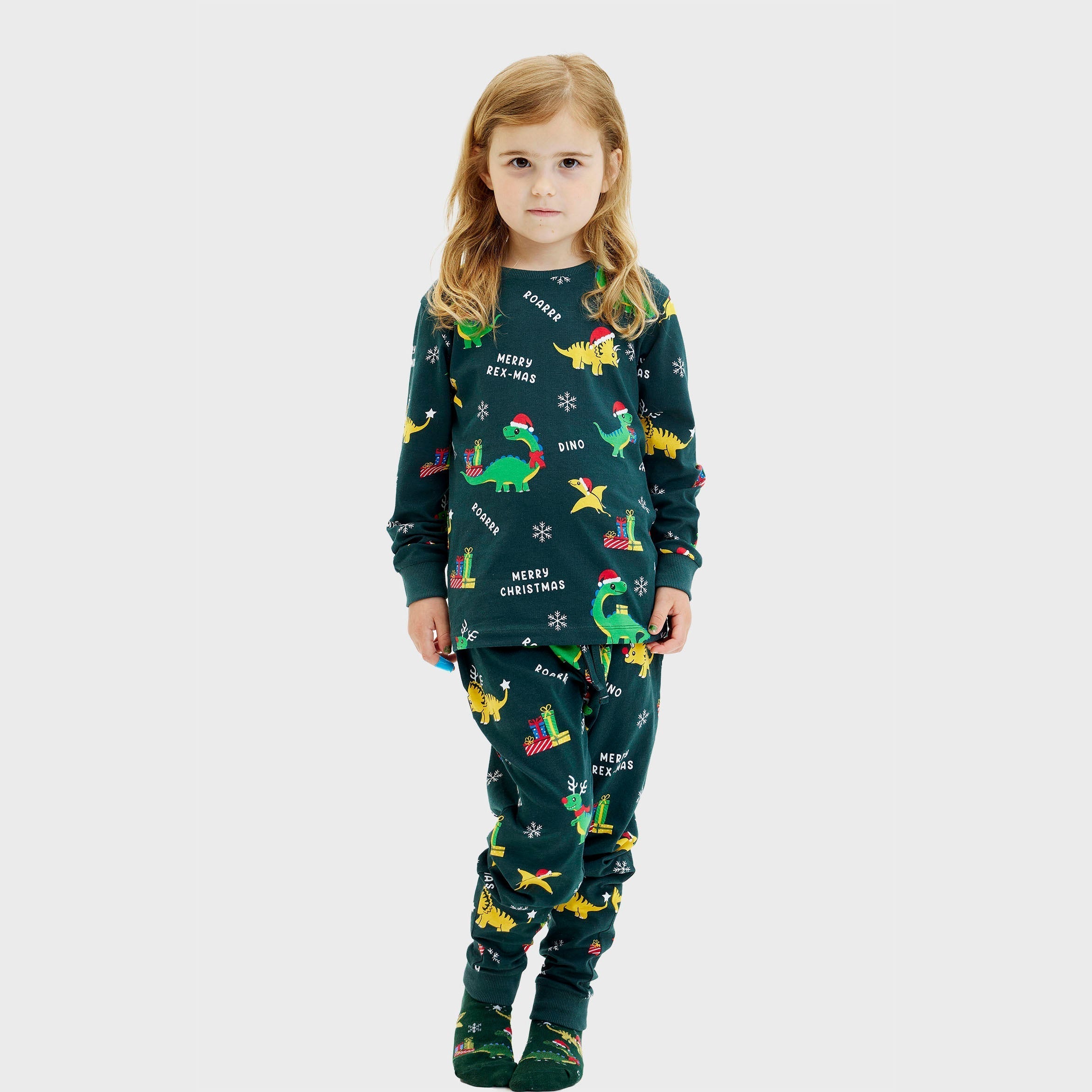 Dino christmas pyjamas - child